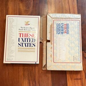 Vintage Readers Digest Family Reference Series:THESE UNITED STATES.Original box